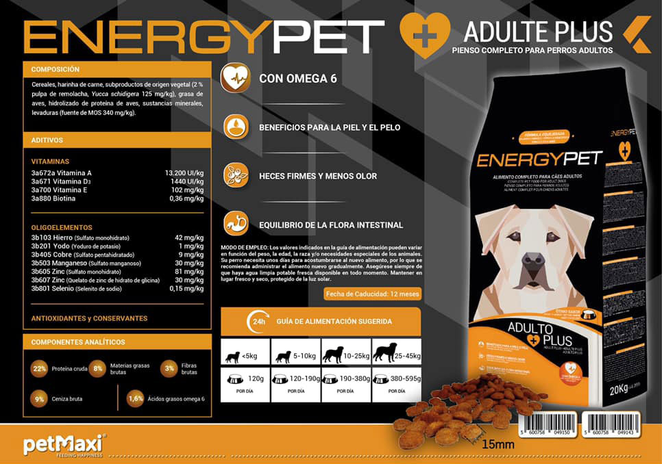 Gama de Piensos EnergyPet Adultos